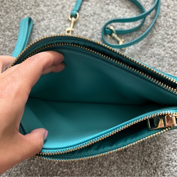 Coach mini double zip crossbody bag NWT - Picture 8 of 9